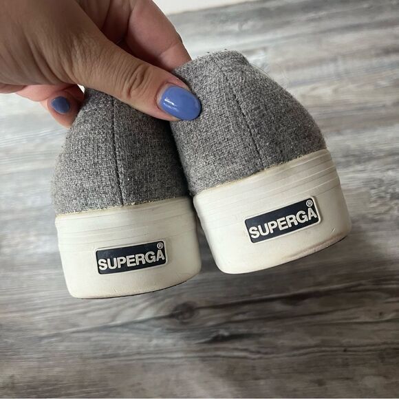 Superga Platform Wool Blend Sneakers - Picture 7 of 10